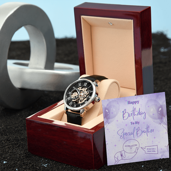 To My Special Brother | For Brother | Eternal Gear Watch | Birthday Card