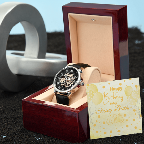 To My Strong Brother | For Brother | Eternal Gear Watch | Birthday Card