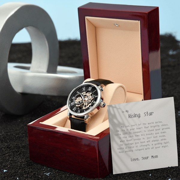 To My Rising Star - By Mom | For Son | Eternal Gear Watch | Message Card