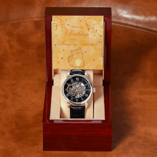 To My Amazing Grandson | For Grandson | Eternal Gear Watch | Birthday Card
