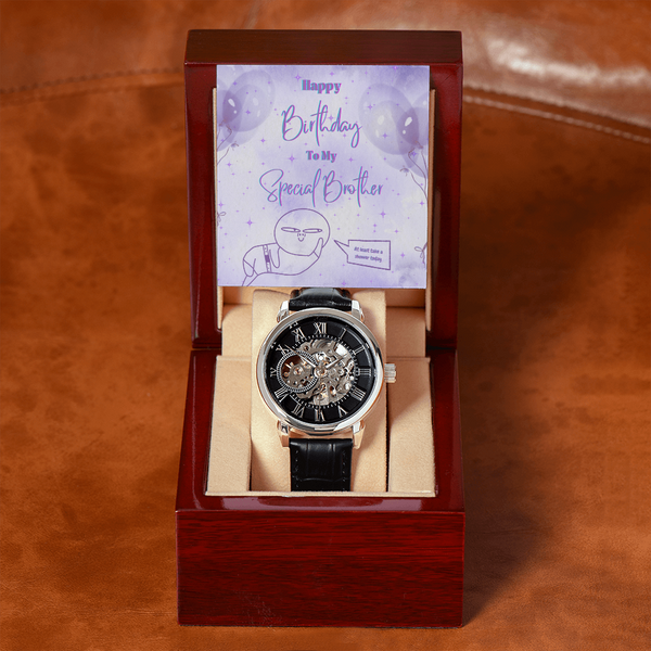 To My Special Brother | For Brother | Eternal Gear Watch | Birthday Card