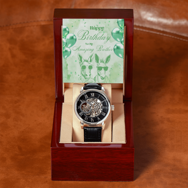 To My Amazing Brother | For Brother | Eternal Gear Watch | Birthday Card