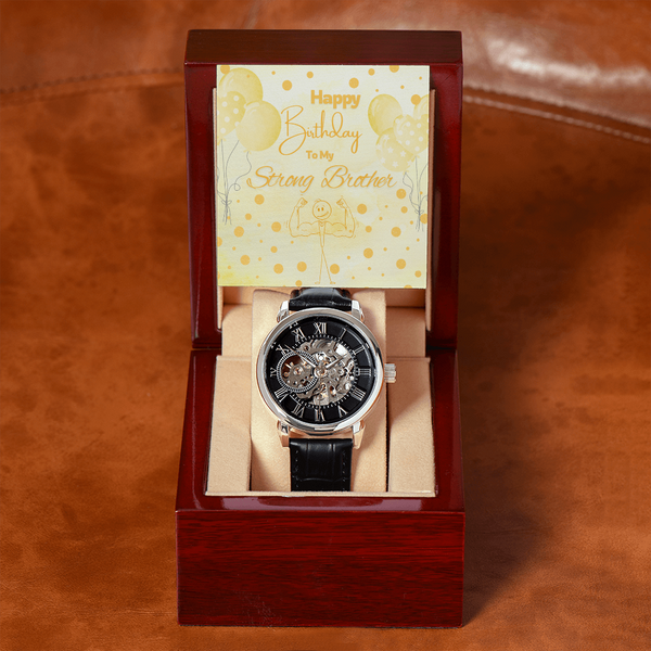 To My Strong Brother | For Brother | Eternal Gear Watch | Birthday Card