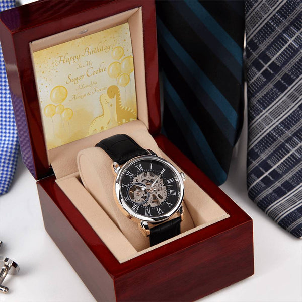 To My Sugar Cookie | For Boyfriend | Eternal Gear Watch | Birthday Card