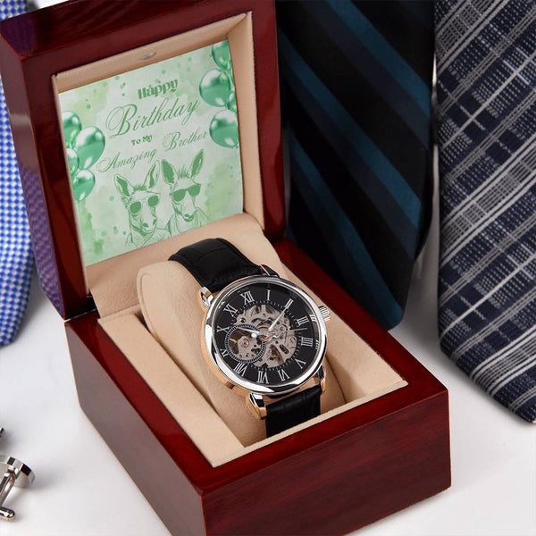 To My Amazing Brother | For Brother | Eternal Gear Watch | Birthday Card