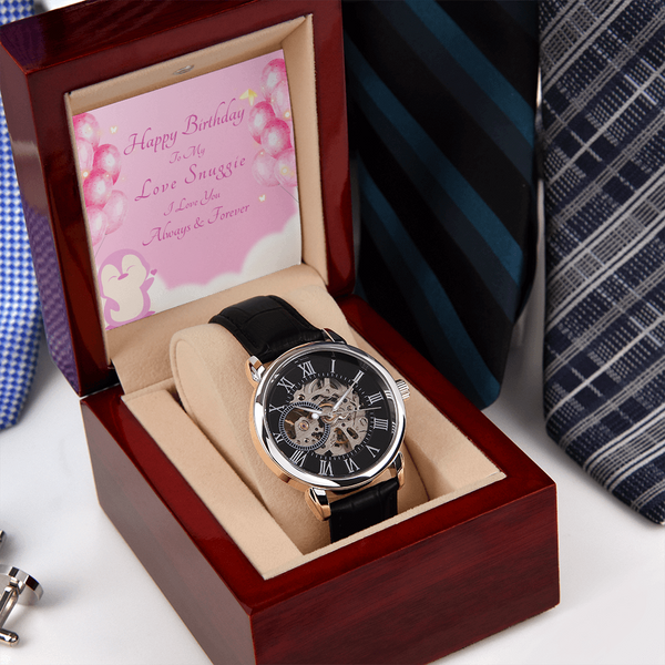To My Love Snuggie | For Boyfriend | Eternal Gear Watch | Birthday Card