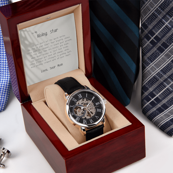 To My Rising Star - By Mom | For Son | Eternal Gear Watch | Message Card