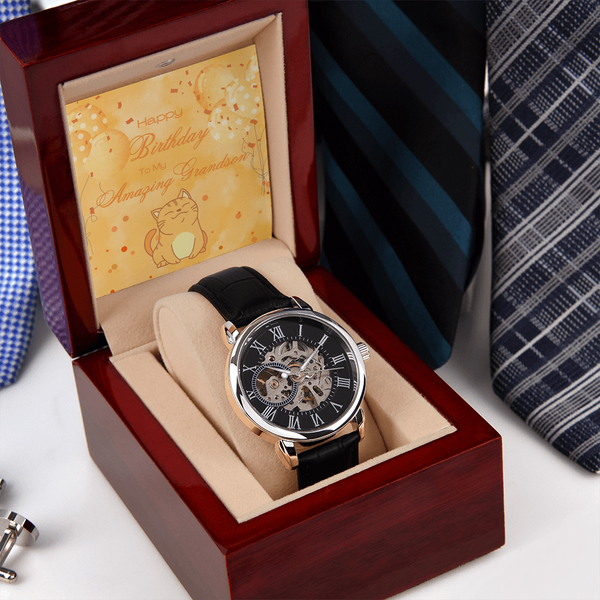 To My Amazing Grandson | For Grandson | Eternal Gear Watch | Birthday Card