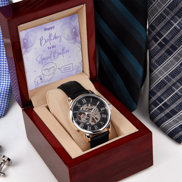 To My Special Brother | For Brother | Eternal Gear Watch | Birthday Card