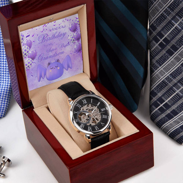 To My Super Duper Grandson | For Grandson | Eternal Gear Watch | Birthday Card