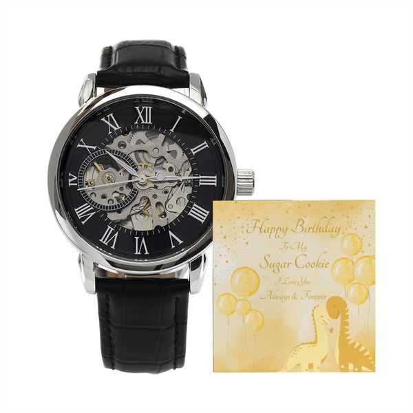 To My Sugar Cookie | For Boyfriend | Eternal Gear Watch | Birthday Card