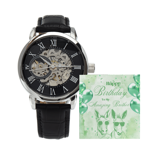 To My Amazing Brother | For Brother | Eternal Gear Watch | Birthday Card