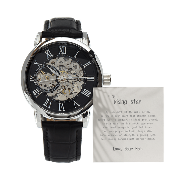 To My Rising Star - By Mom | For Son | Eternal Gear Watch | Message Card