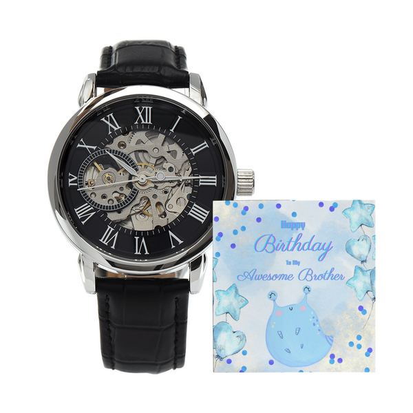 To My Awesome Brother | For Brother | Eternal Gear Watch | Birthday Card