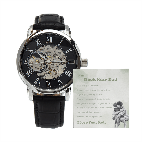 To My Rock Star Dad | For Dad | Eternal Gear Watch | Message Card