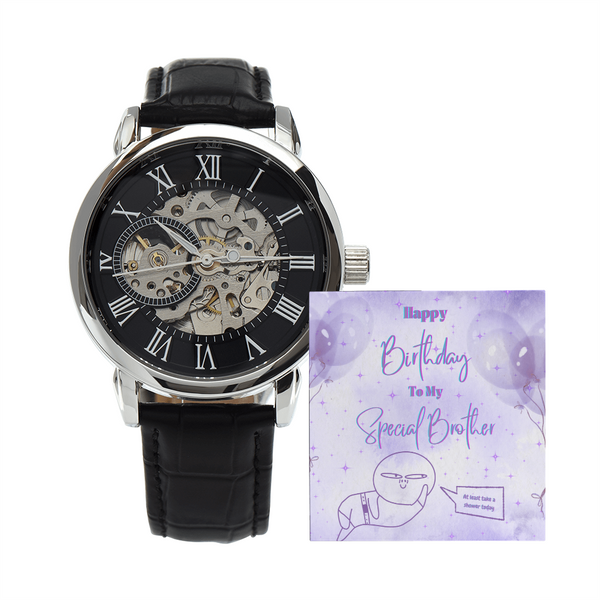 To My Special Brother | For Brother | Eternal Gear Watch | Birthday Card