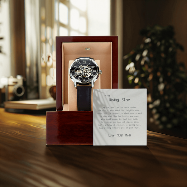 To My Rising Star - By Mom | For Son | Eternal Gear Watch | Message Card