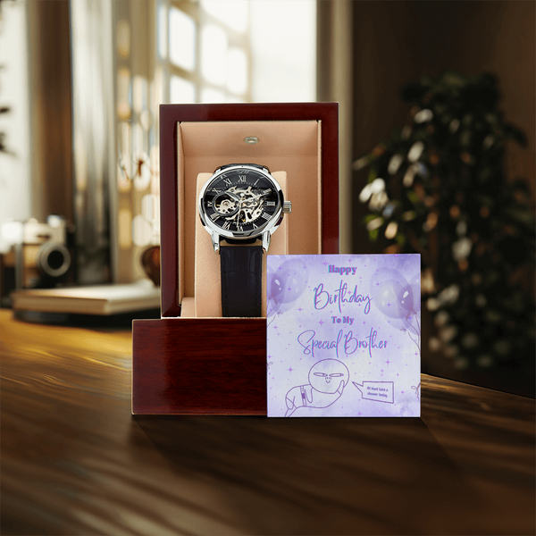 To My Special Brother | For Brother | Eternal Gear Watch | Birthday Card