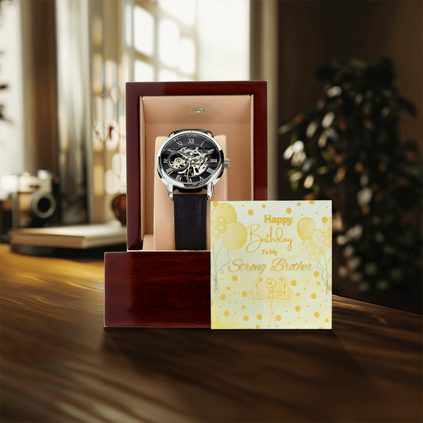 To My Strong Brother | For Brother | Eternal Gear Watch | Birthday Card
