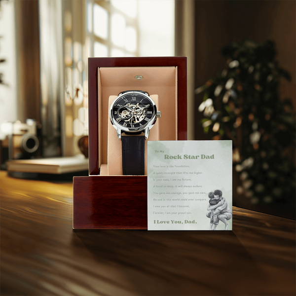 To My Rock Star Dad | For Dad | Eternal Gear Watch | Message Card