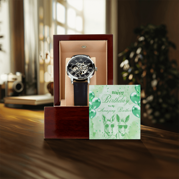 To My Amazing Brother | For Brother | Eternal Gear Watch | Birthday Card