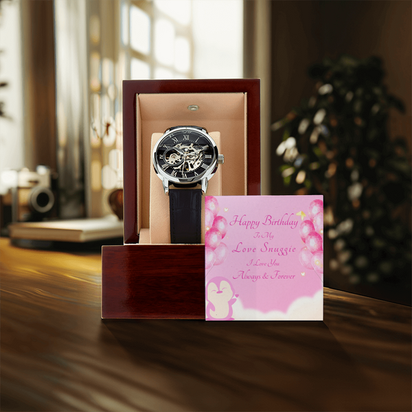 To My Love Snuggie | For Boyfriend | Eternal Gear Watch | Birthday Card