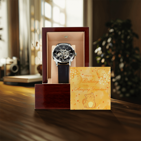 To My Amazing Grandson | For Grandson | Eternal Gear Watch | Birthday Card