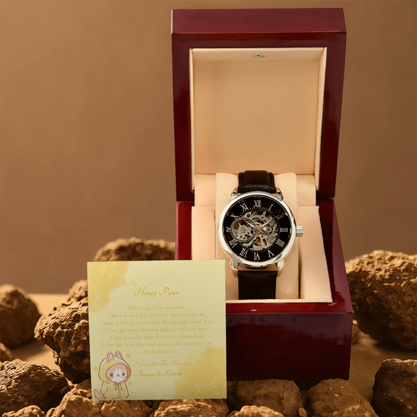 To My Honey Paws | For Boyfriend | Eternal Gear Watch | Message Card
