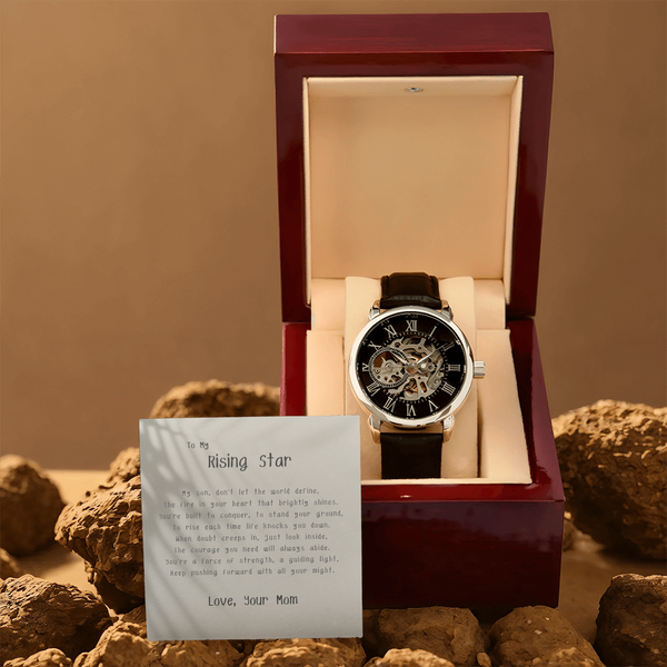 To My Rising Star - By Mom | For Son | Eternal Gear Watch | Message Card