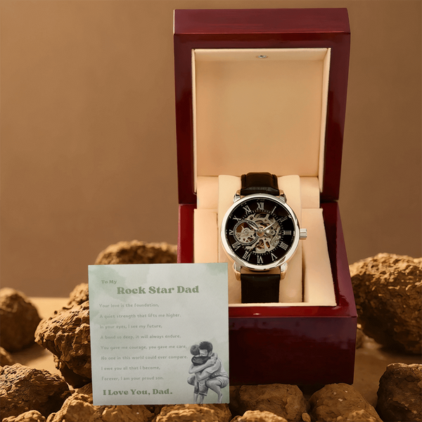 To My Rock Star Dad | For Dad | Eternal Gear Watch | Message Card
