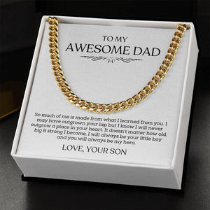 "You’ll Always Be My Hero" – A Keepsake That Says It All | From Son