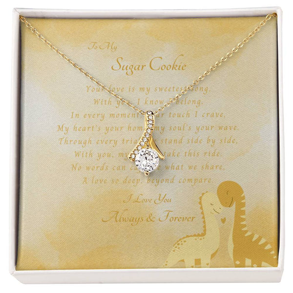 To My Sugar Cookie | For Wife | Celestial Grace Necklace | Message Card