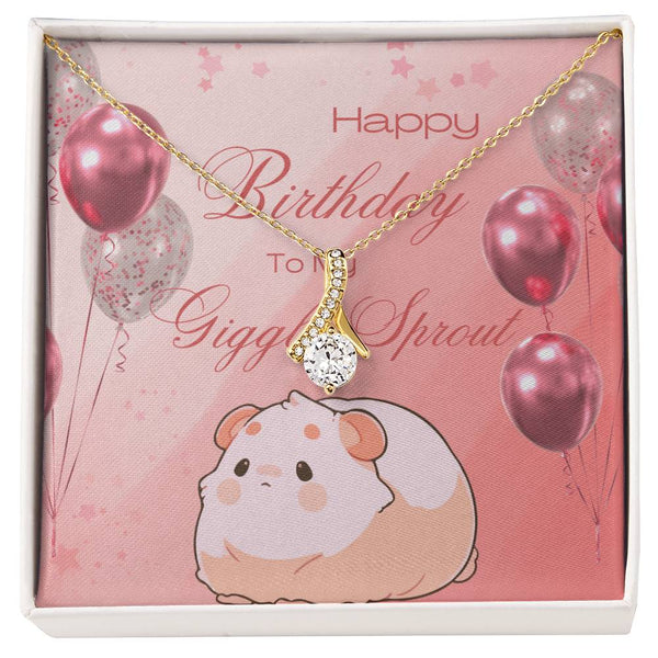 To My Giggle Sprout | For Granddaughter | Celestial Grace Necklace | Birthday Card