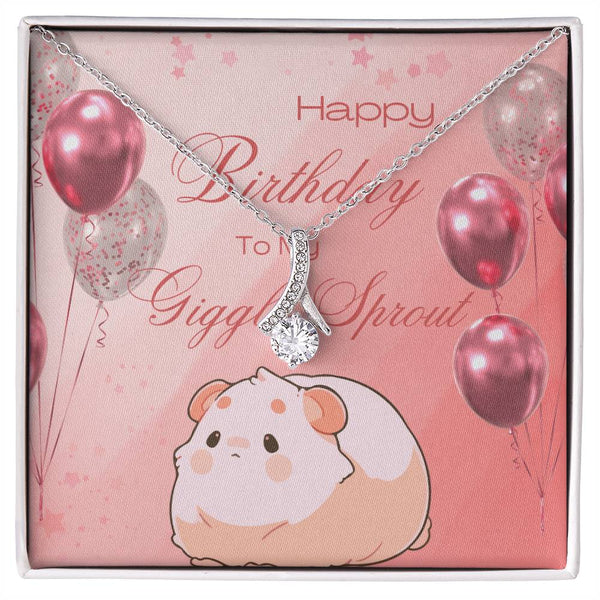 To My Giggle Sprout | For Granddaughter | Celestial Grace Necklace | Birthday Card