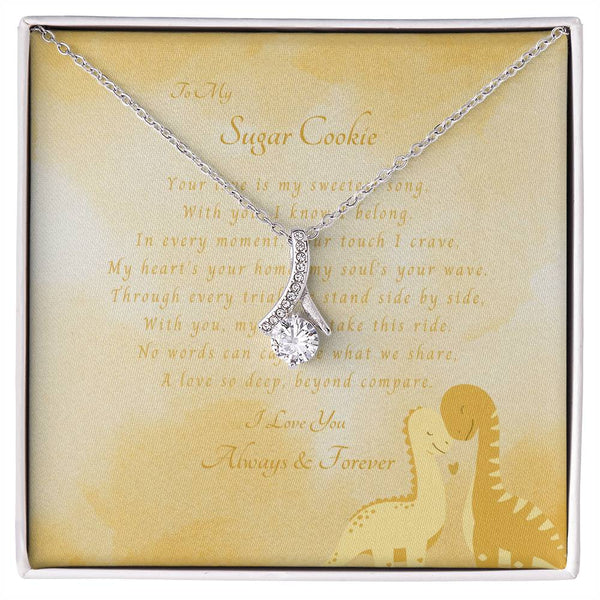 To My Sugar Cookie | For Wife | Celestial Grace Necklace | Message Card