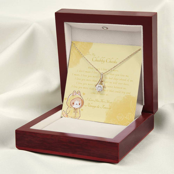 To My Chubby Cheeks | For Wife | Celestial Grace Necklace | Message Card