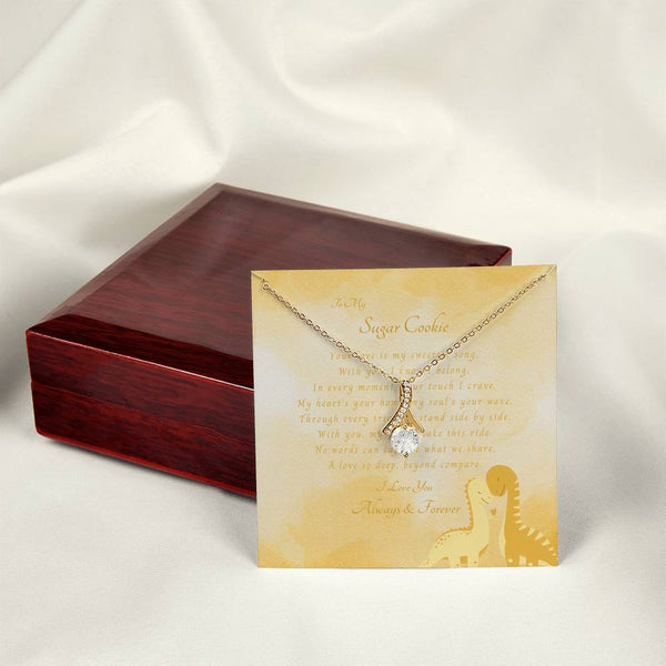 To My Sugar Cookie | For Wife | Celestial Grace Necklace | Message Card