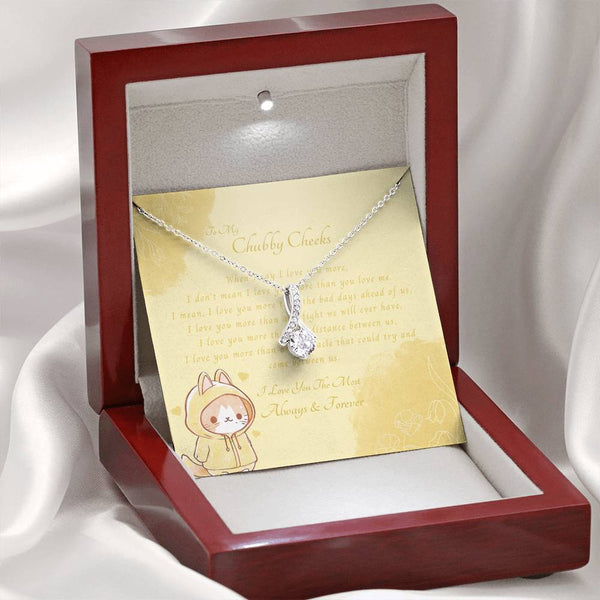 To My Chubby Cheeks | For Wife | Celestial Grace Necklace | Message Card