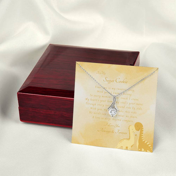 To My Sugar Cookie | For Wife | Celestial Grace Necklace | Message Card