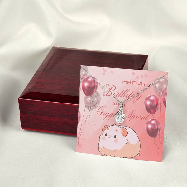 To My Giggle Sprout | For Granddaughter | Celestial Grace Necklace | Birthday Card