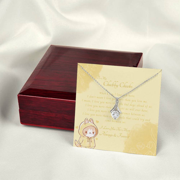 To My Chubby Cheeks | For Wife | Celestial Grace Necklace | Message Card