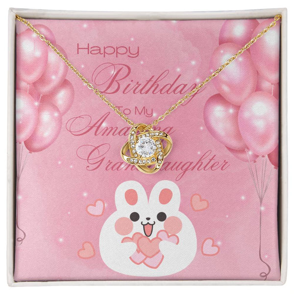 To My Amazing Granddaughter | For Granddaughter | Queen's Charm Necklace | Birthday Card