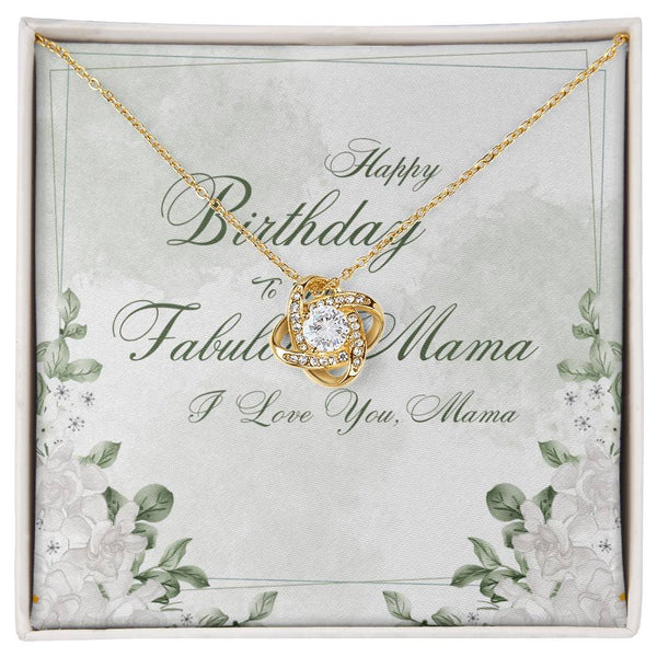 To My Fabulous Mama | For Mom | Queen's Charm Necklace | Birthday Card