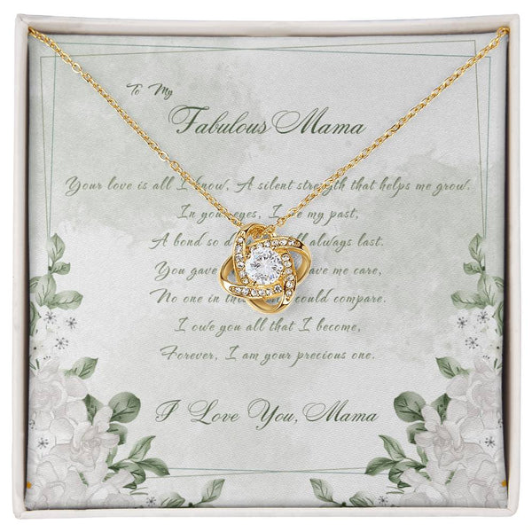 To My Fabulous Mama | For Mom | Queen's Charm Necklace | Message Card