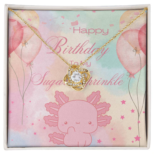 To My Sugar Sprinkle | For Granddaughter | Queen's Charm Necklace | Birthday Card