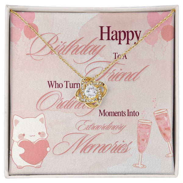 To My Extraordinary | For Friend | Queen's Charm Necklace | Birthday Card