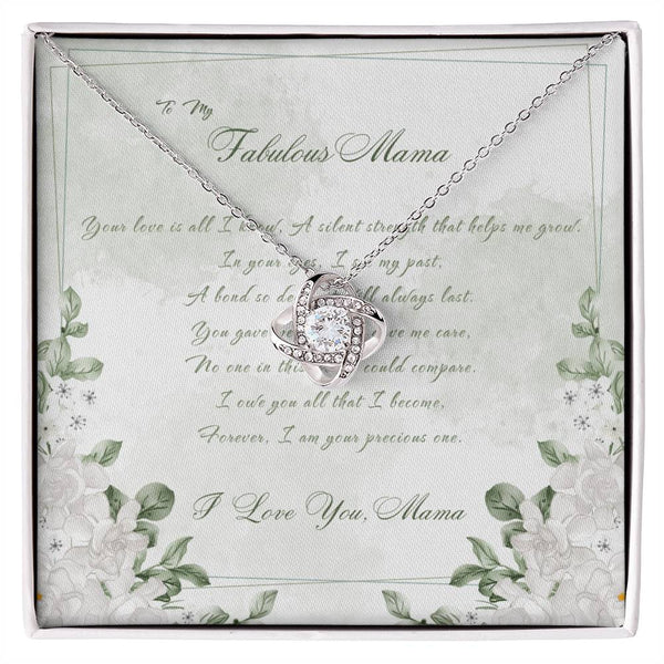 To My Fabulous Mama | For Mom | Queen's Charm Necklace | Message Card