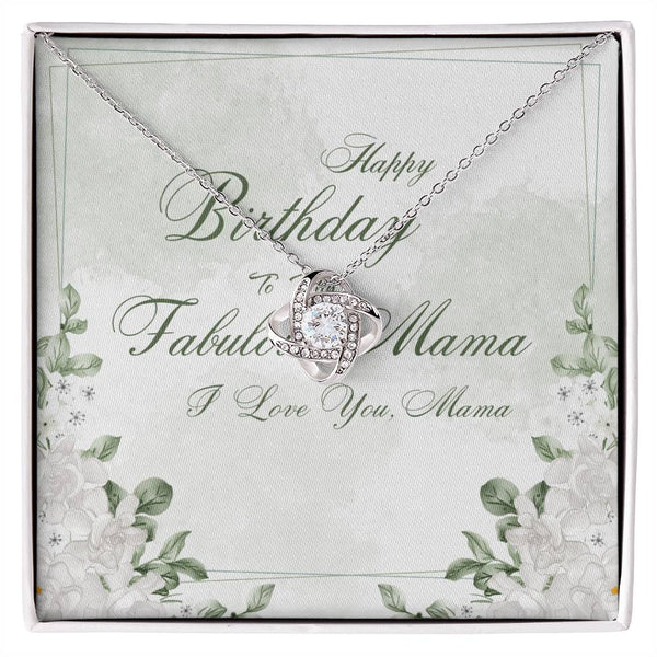 To My Fabulous Mama | For Mom | Queen's Charm Necklace | Birthday Card