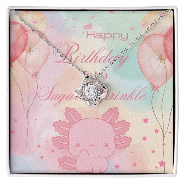 To My Sugar Sprinkle | For Granddaughter | Queen's Charm Necklace | Birthday Card