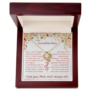 Gift For Mom | To My Incredible Mom | Queen's Charm Necklace | Message Card
